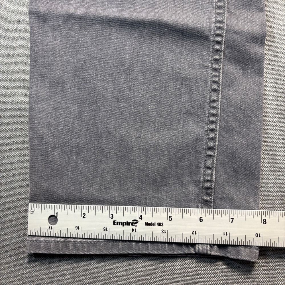 7 For All Mankind Standard Straight Leg Grey Jeans Mens 34 - Picture 10 of 14